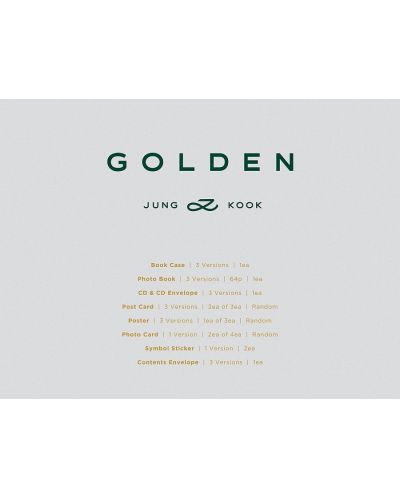 Jungkook (BTS) - Golden, Solid Version (CD Box) - 3