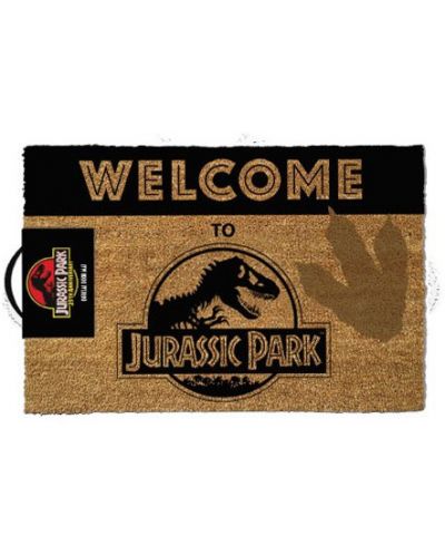 Изтривалка за врата Pyramid - Jurassic Park (Welcome), 60 x 40 cm - 1