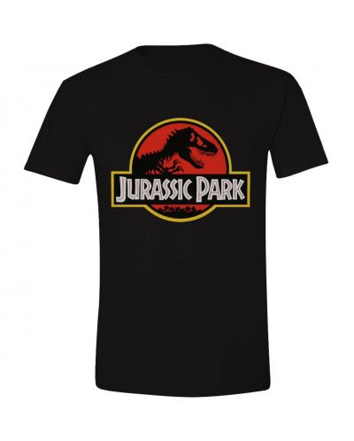 Тениска Jurassic Park Classic Logo, черна, размер XXL
