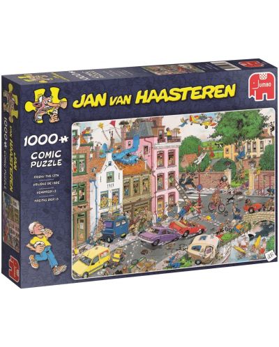 Пъзел Jumbo от 1000 части - Петък 13-ти, Ян ван Хаастерн - 1