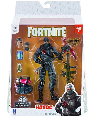 Фигурка Jazwares Fortnite Legendary Series - Havoc, с аксесоари