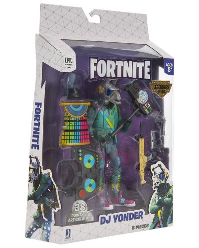 Фигурка Jazwares Fortnite Legendary Series - DJ Yonder, с аксесоари