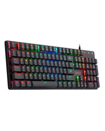 Механична клавиатура Redragon - Shrapnel, Red Switches, RGB, черна - 2