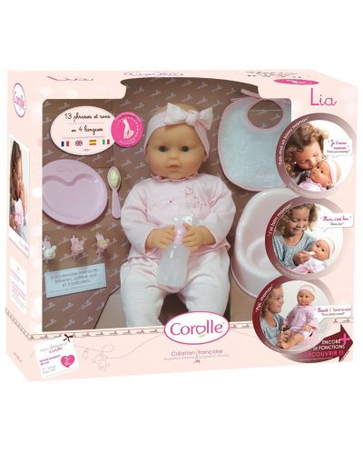 Интерактивна кукла-бебе Corolle – Лиа с аксесоари, 42 cm - 6