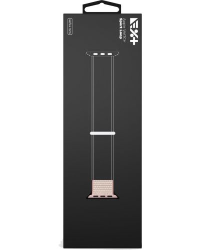 Каишка Next One - Sport Loop Nylon, Apple Watch, 42/44 mm, Pink Sand - 6