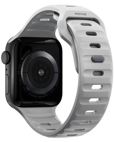 Каишка Nomad - Sport, Apple Watch 1-8/SE, S/M, сива - 2