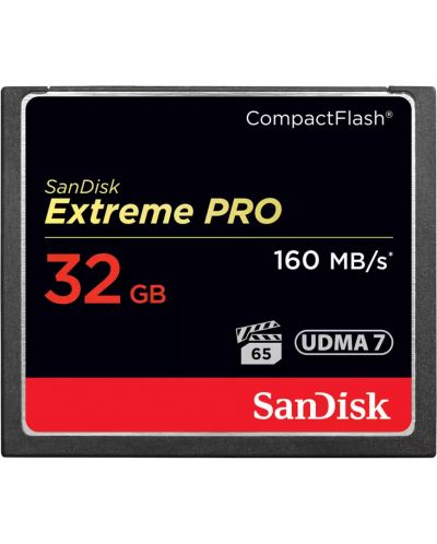 Карта памет SanDisk - Extreme PRO, 32GB, CF - 1