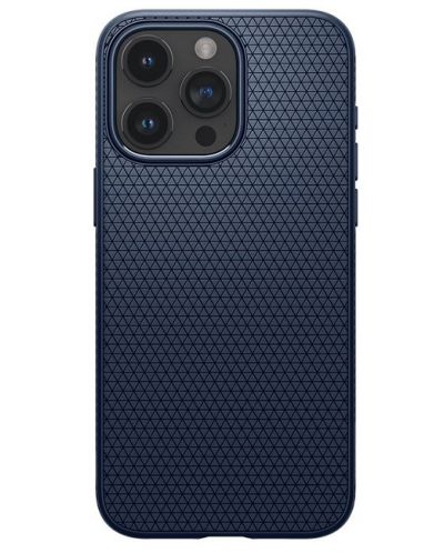Калъф Spigen - Liquid Air, iPhone 15 Pro Max, Navy Blue - 2