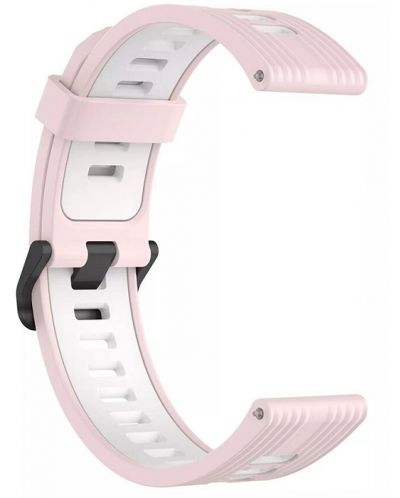 Каишка Techsuit - W002, Galaxy Watch/Huawei Watch, 20 mm, розова - 1
