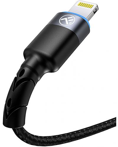Кабел Tellur - TLL155324, USB-A/Lightning, 2 m, черен - 3