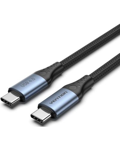 Кабел Vention - TAVHF, USB-C/USB-C, 1m, черен - 1