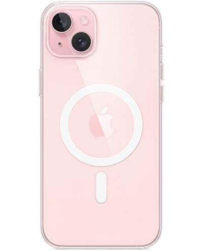 Калъф Apple - Clear MagSafe, iPhone 15 Plus, прозрачен - 2