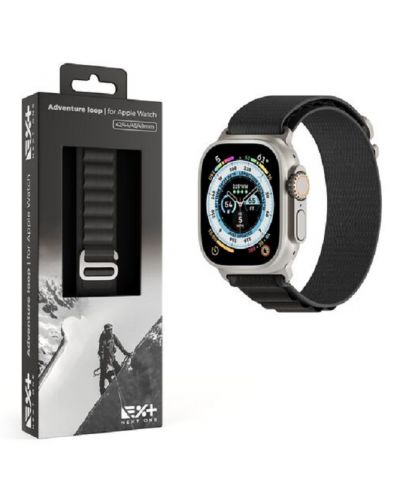Каишка Next One - Adventure Loop, Apple Watch, 45/49 mm, черна - 3