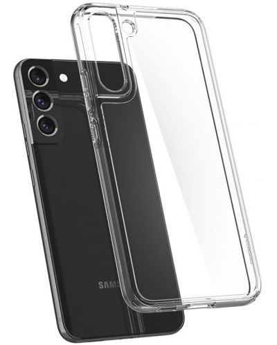 Калъф Spigen - Ultra Hybrid, Galaxy S22, прозрачен - 3