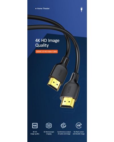 Кабел USAMS - U49, HDMI/HDMI, 3m, черен - 2