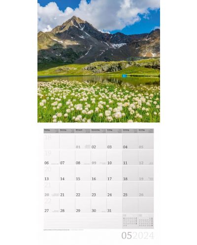 Календар Ackermann - Алпите, 2024 - 5