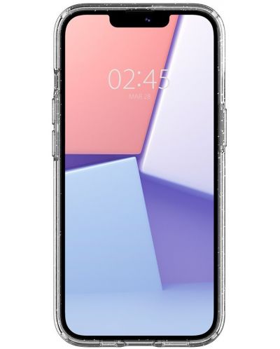 Калъф Spigen - Liquid Crystal Glitter, iPhone 13, Crystal Quartz - 3