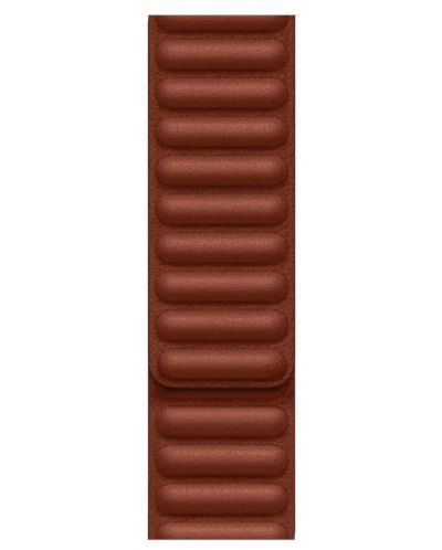 Каишка Apple - Leather S/M, Apple Watch, 41 mm, кафява - 1