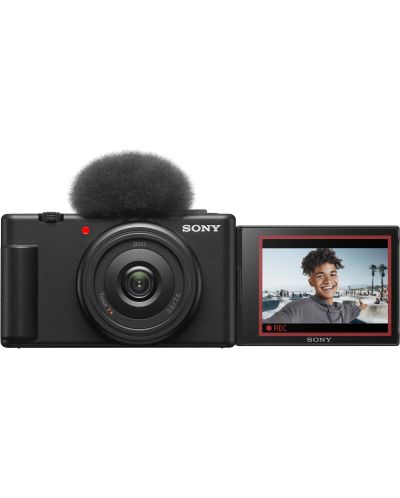Камера за влогове Sony - ZV-1F, черна - 4