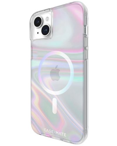 Калъф Case-Mate - Soap Bubble MagSafe, iPhone 15 Plus, многоцветен - 2