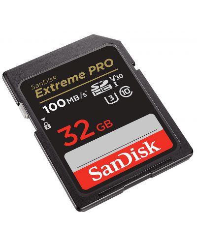 Карта памет SanDisk - Extreme PRO, 32GB, SDHC, Class10 - 2