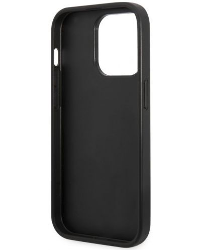 Калъф Guess - 4G Stripe, iPhone 14 Pro Max, сив - 2