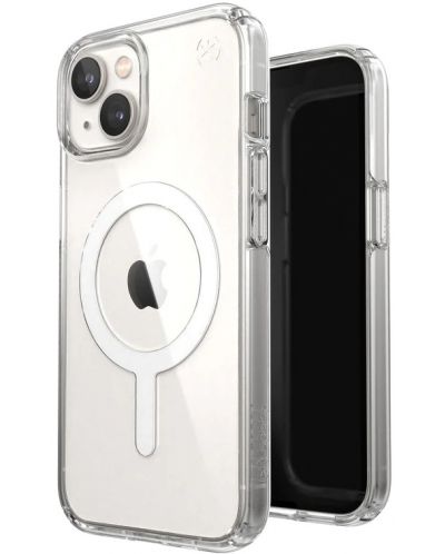 Калъф Speck - Presidio Perfect Clear MagSafe, iPhone 14, прозрачен - 3
