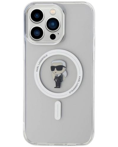 Калъф Karl Lagerfeld - IML Ikonik, iPhone 15 Pro Max, прозрачен - 1