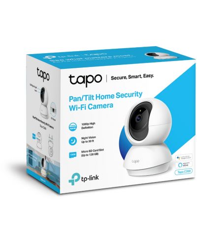 Камера TP-Link - Tapo TC70, 360°, бяла - 4