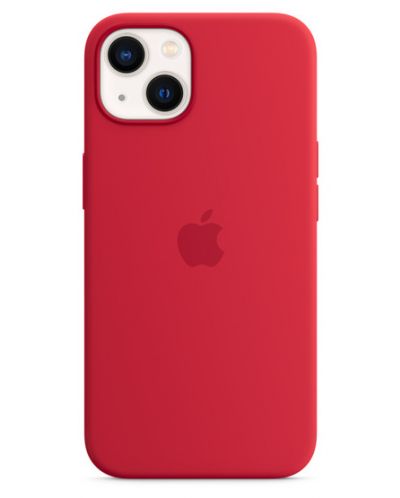 Калъф Apple - Silicone MagSafe, iPhone 13, PRODUCT Red - 1