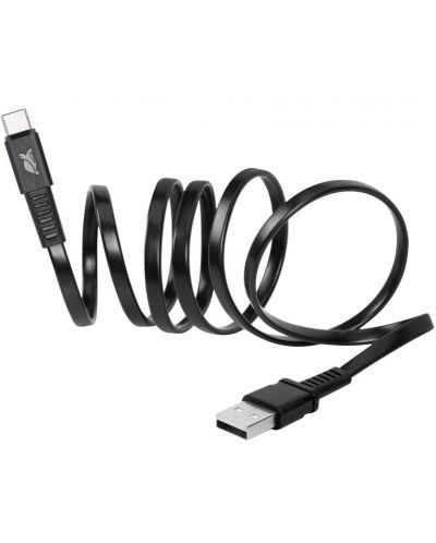 Кабел Rivacase - PS6002BK12, USB-C/USB-А, 1.2 m, черен - 7