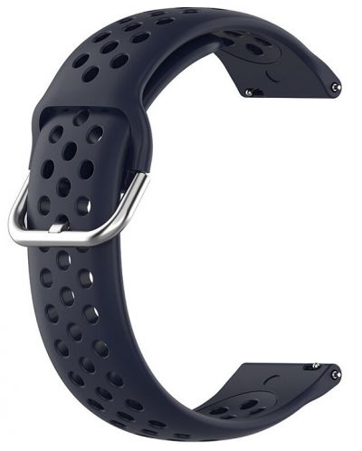 Каишка Techsuit - W004, Galaxy Watch/Huawei Watch, 20 mm, тъмносиня - 1