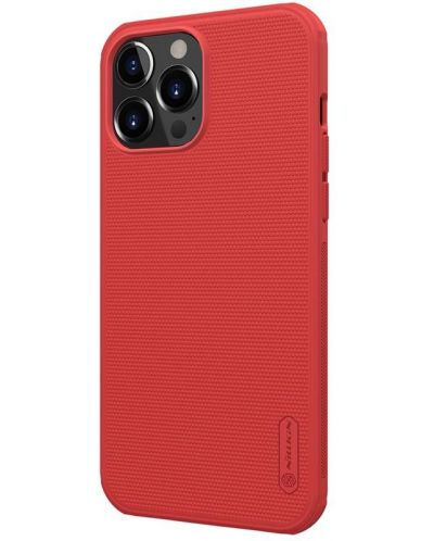 Калъф Nillkin - Super Frosted Pro, iPhone 13 Pro, червен - 3