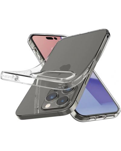 Калъф Spigen - Liquid Crystal, iPhone 14 Pro Max, прозрачен - 5