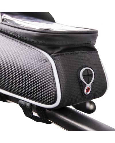 Калъф Forever - Bike Frame Bag Shield, 9x16 cm, черен - 3
