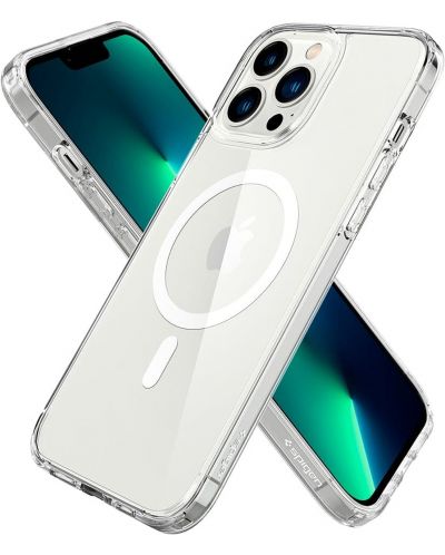 Калъф Spigen - Ultra Hybrid MagSafe, iPhone 13 Pro Max, бял - 2