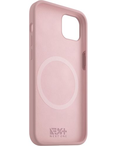 Калъф Next One - Silicon MagSafe, iPhone 14, розов - 5