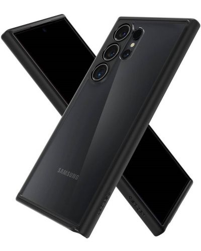 Калъф Spigen - Ultra Hybrid, Galaxy S24 Ultra, Matte Black - 4