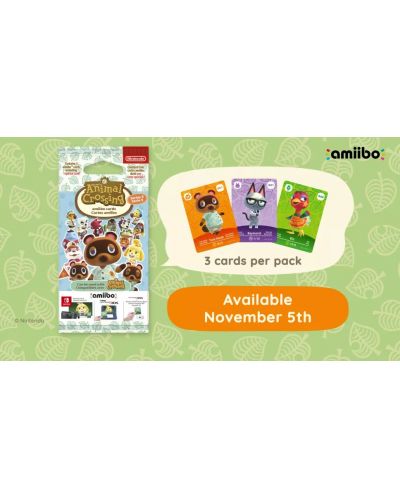 Карти Nintendo Amiibo Animal Crossing - Series 5 - 2