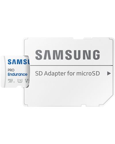 Карта памет Samsung - PRO Endurance, 128GB, microSDXC, Class10 + адаптер - 2