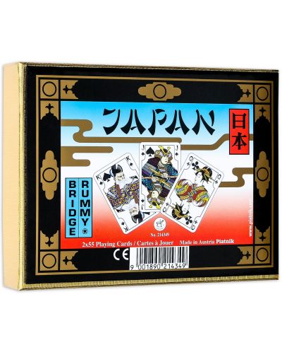 Карти за игра Piatnik - Japan (2 тестета) - 1