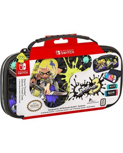 Калъф Nacon - Deluxe Travel Case, Splatoon 3 (Nintendo Switch/Lite/OLED) - 6