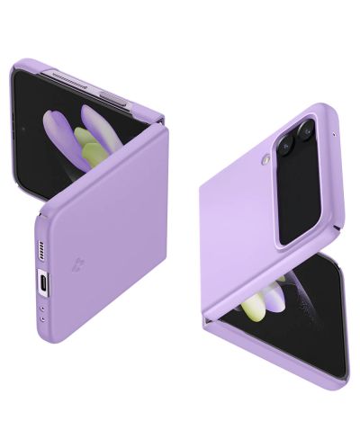 Калъф Spigen - AirSkin Color, Galaxy Z Flip4, лилав - 3