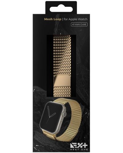 Каишка Next One - Mesh Loop, Apple Watch, 41 mm, Gold - 5