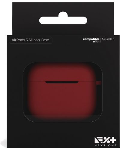 Калъф Next One - Silicon Case, AirPods 3, червен - 6