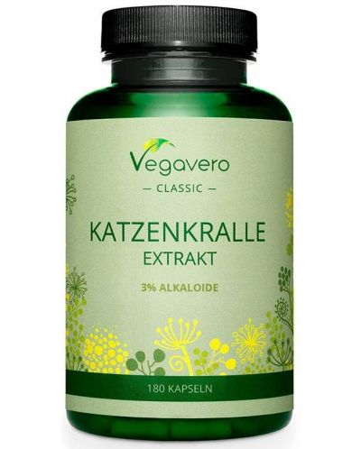 Katzenkralle Extract, 180 капсули, Vegavero - 1