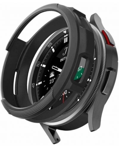 Калъф Spigen - Liquid Air, Galaxy Watch6 Classic, 47 mm, черен - 1