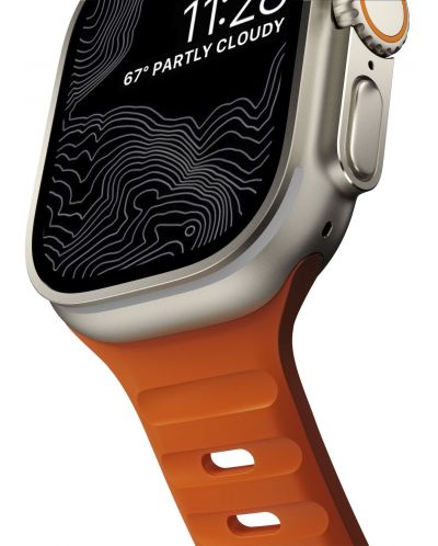 Каишка Nomad - Sport M/L, Apple Watch 1-8/Ultra/SE, оранжева - 5