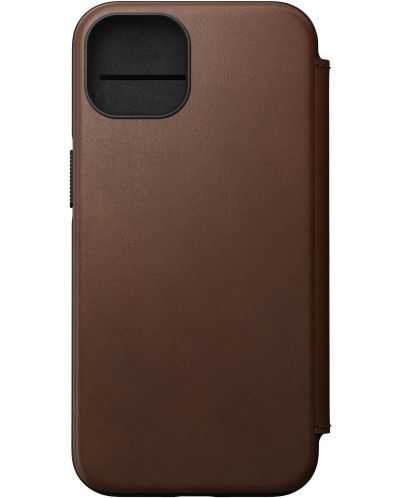 Калъф Nomad - Rugged Folio MagSafe, iPhone 13, кафяв - 1