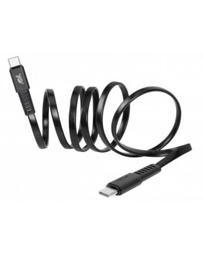 Кабел Rivacase -PS6005BK12, USB-C/USB-C, 1.2 m, черен - 3